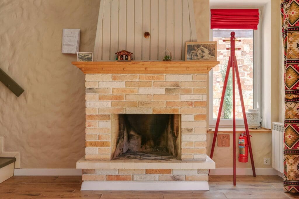 Brick Fireplace Austin 2